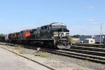 NS 4011 prepares to lead train 351 out of Glenwood Yard